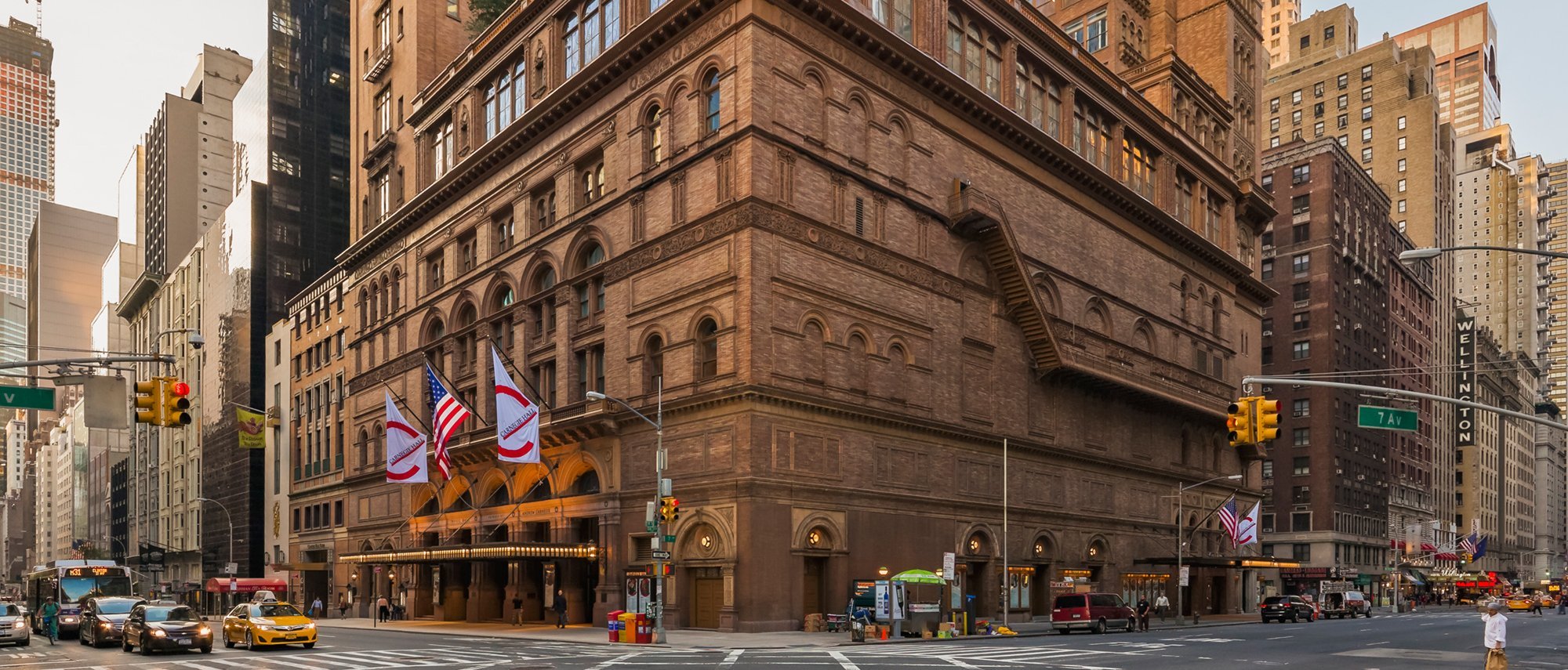 Fassade der Carnegie Hall in New York