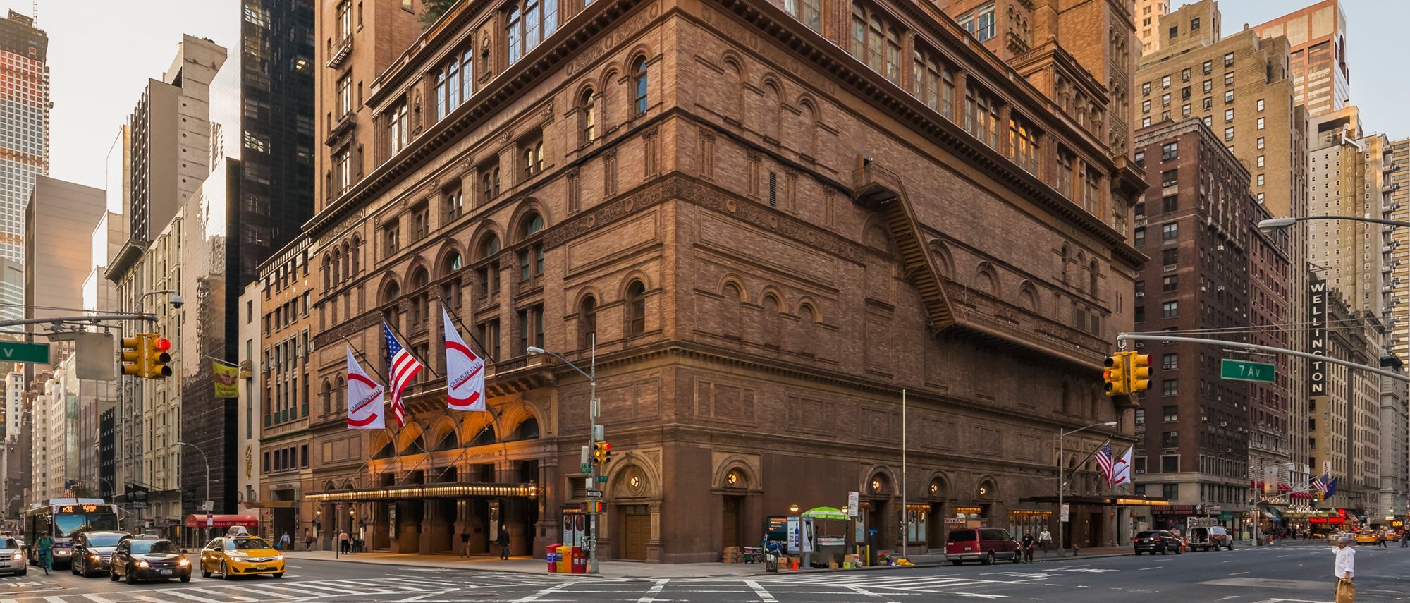 Fassade der Carnegie Hall in New York