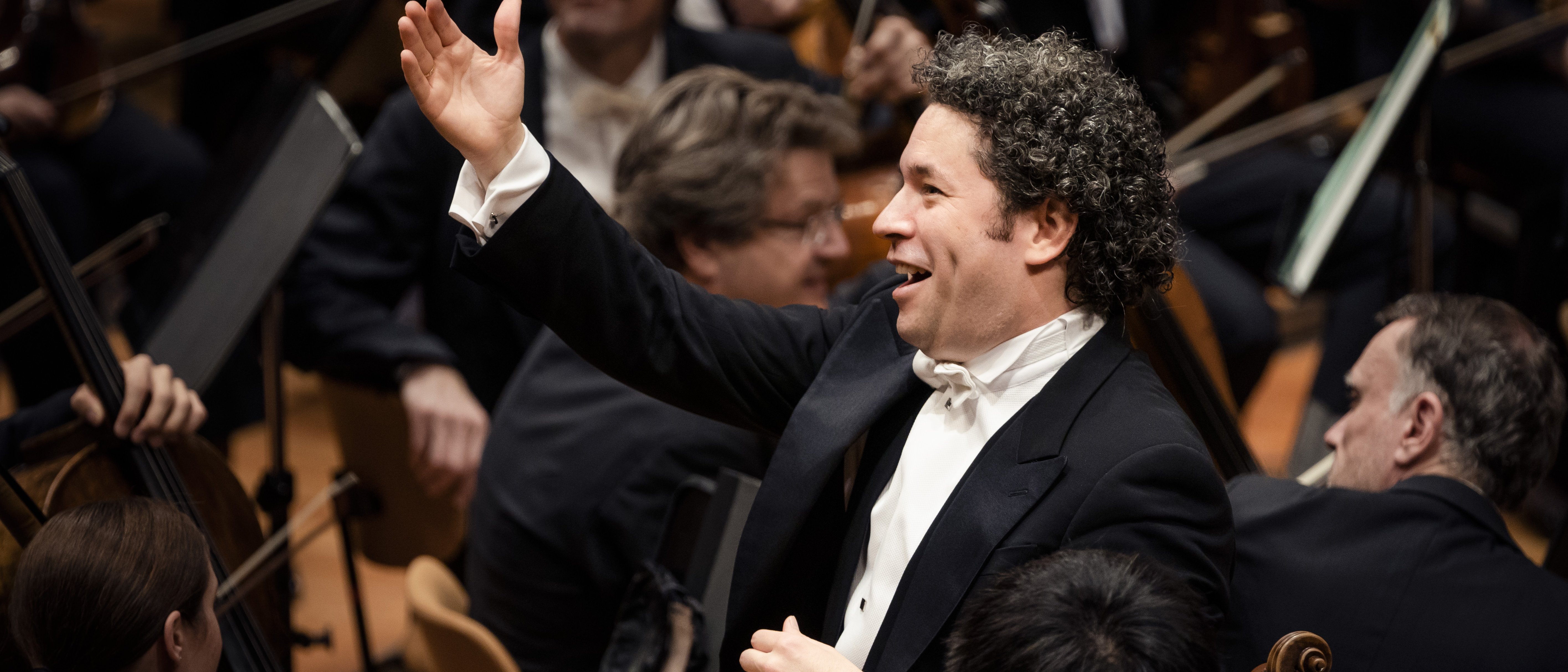Gustavo Dudamel conducting