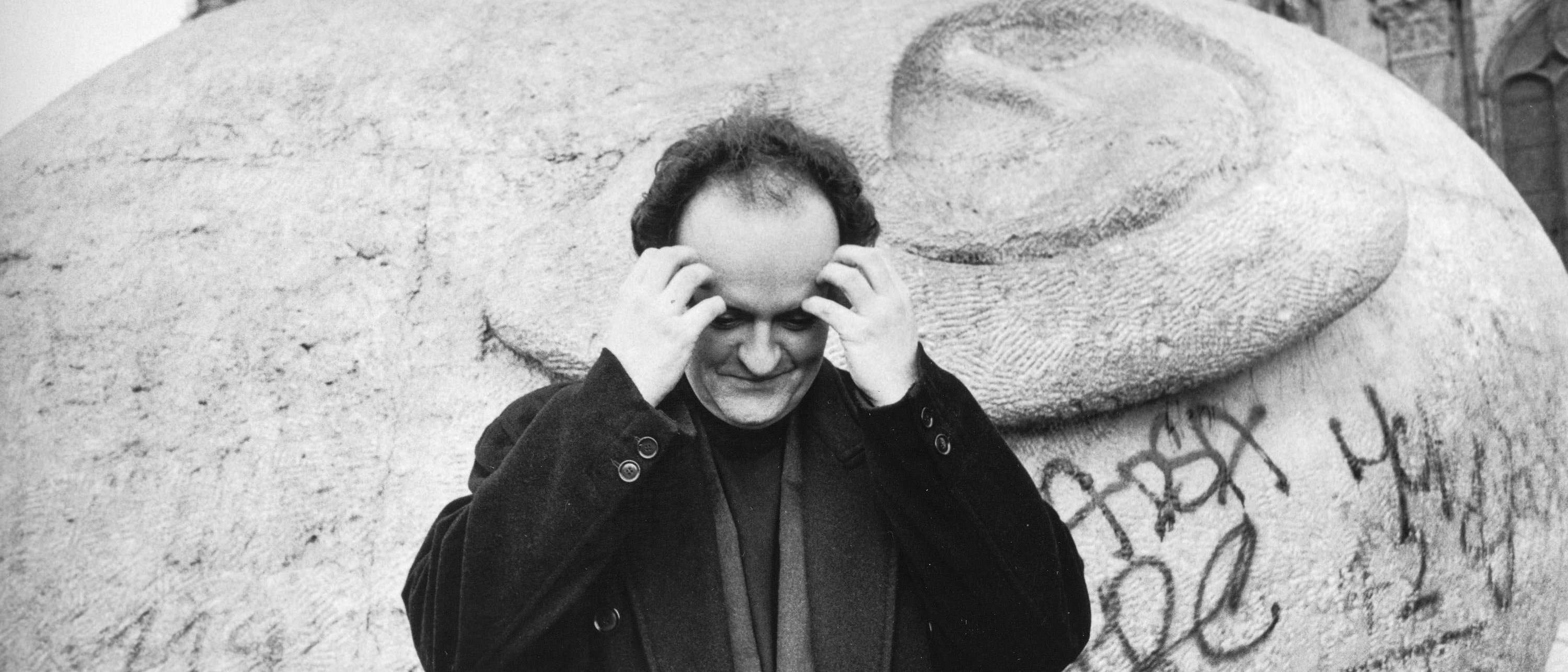 Schwarz-Weiß-Porträt von Wolfgang Rihm