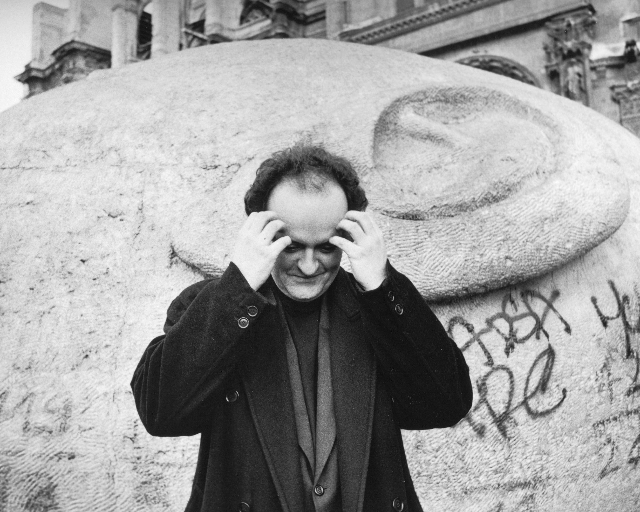 Schwarz-Weiß-Porträt von Wolfgang Rihm
